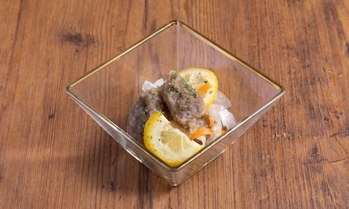 マグロ脳天の南蛮漬け